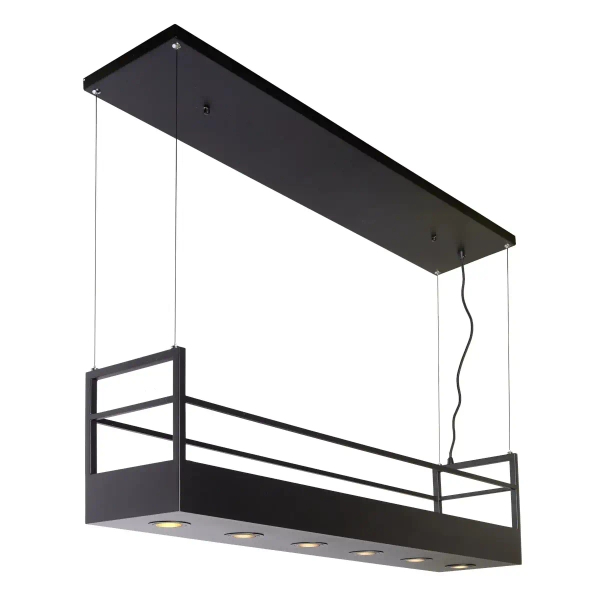 Wisząca lampa nad wyspę MIRAVELLE 21427/06/30 Lucide czarny