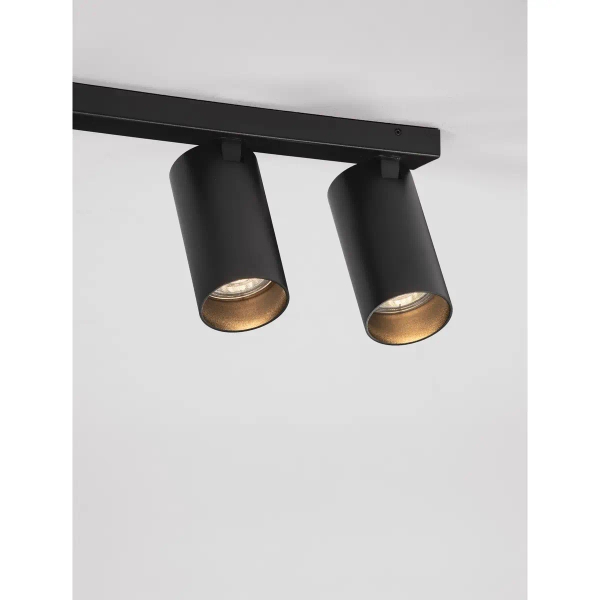 Metalowa lampa sufitowa FALORIA LE45649 tubki regulowane czarne