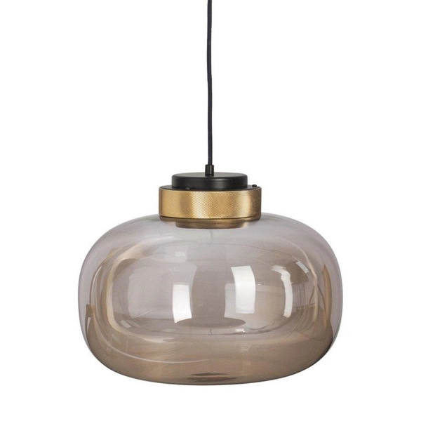 Lampa zwisowa Boom 9969P/B Step LED 24W 3000K nad stół mosiądz bursztynowa