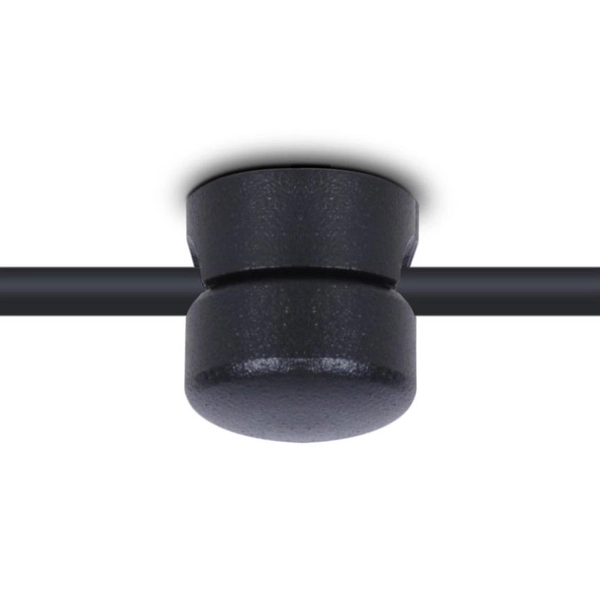 Wisząca LAMPA pająk Puerto K-4896 Kaja tuby metalowe do sypialni czarne