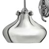Kinkiet sypialniany Congress HK-CONGRESS1-C-CM Hinkley stal chrom