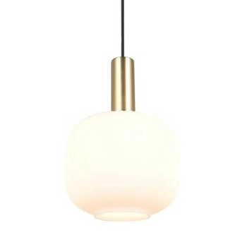 Lampa wisząca DIVA 319800108 pojedyncza metalowa czarny złoty biały