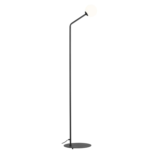 Czarna lampa stojąca Pure 1064A1 Aldex podłogowa kula balls do jadalni