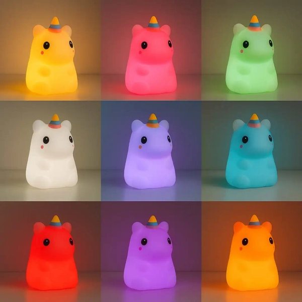 Bezprzewodowa lampka nocna Unicorn ML2264 LED 1W 3000K RGB różowy