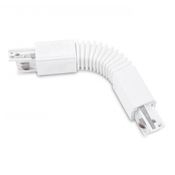 Łącznik elastyczny Track AZ4281 do 3-fazowego systemu szynowego biały