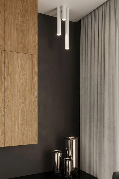 LAMPA sufitowa SL.0435 metalowa OPRAWA tuba downlight biała