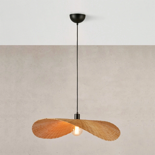 Wisząca lampa sypialniana Rayo 108677 Markslojd bambus naturalny czarny