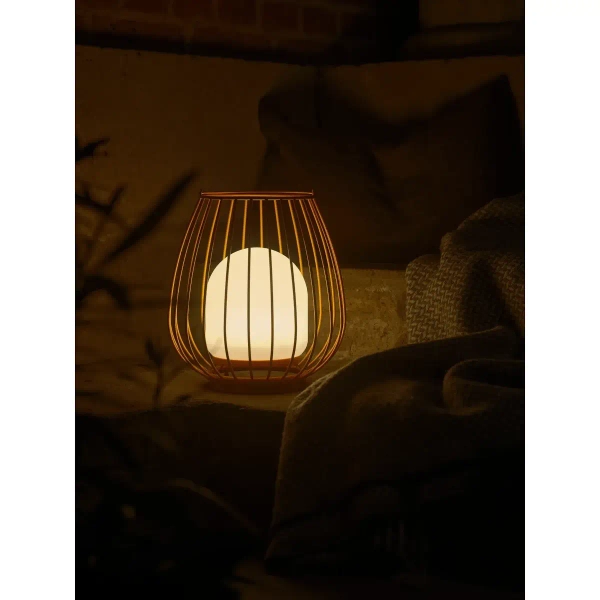 Ściemnialna lampka stołowa Jim 2218105027 LED 3W 2700K IP54 pomarańczowy