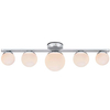 Loftowa LAMPA sufitowa PURRO 108066 Markslojd łazienkowa OPRAWA szklane kule IP44 chrom białe