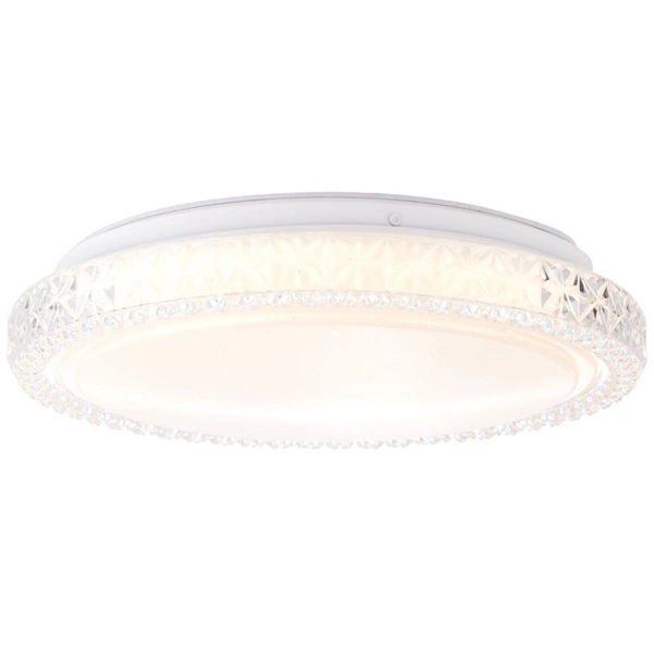 Plafon glamour Badria G96992/05 LED 12W 3000K okrągły biały