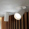 Lampa sufitowa wpuszczana Bora 1623 regulowana tuba biały
