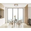 Okrągły plafon Norton PLF-73827-3KS4KS65K-WO Italux LED 24W 3000-6500K drewniany biały