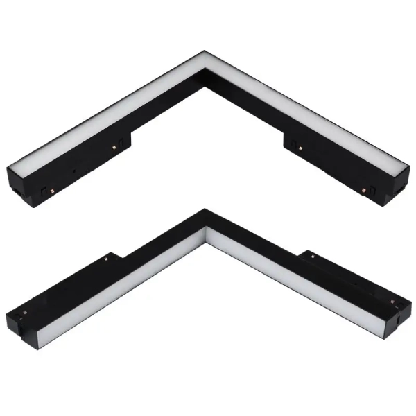 Szynowa oprawa Magneto Abigali LWQ-M09 LED 24W l-kształtna czarna