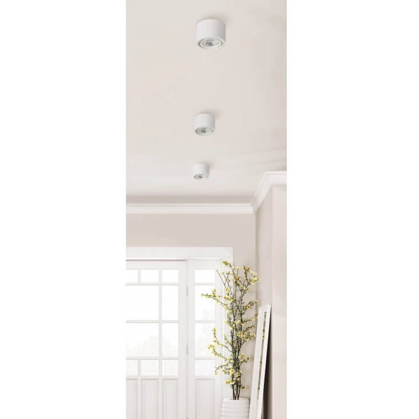 Lampa natynkowa Eco AZ3492 downlight do jadalni biała