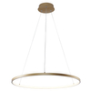 Lampa wisząca jadalniana Breno 2023201-GD60 LED 28W 3000-6000K ring złota