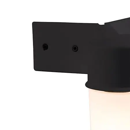 Narożna lampa elewacyjna WARE EL-40088 ściemnialna IP44 biała czarna