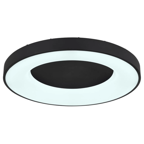Nowoczesna LAMPA sufitowa JOLLI 41758-42B Globo metalowy plafon LED 42W 2700K - 6000K okrągły czarny