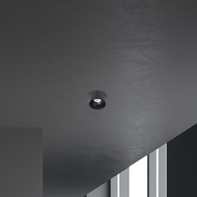 Sufitowa LAMPA wpuszczana BALI ML0060 tuba do sypialni czarna
