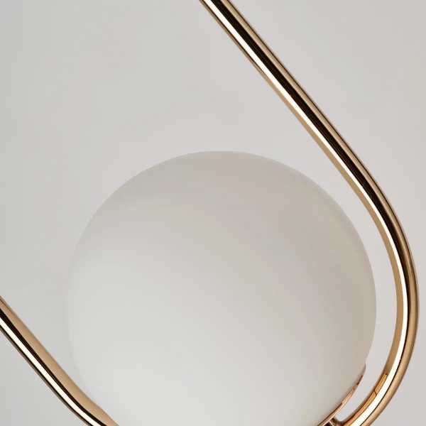 Wisząca lampa Coco AZ4981 szklana ball kula zwis złota 