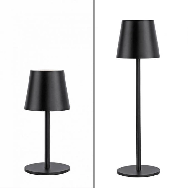 Stołowa lampka na taras Euria 19250-18 LED 3W 3000K IP54 czarna