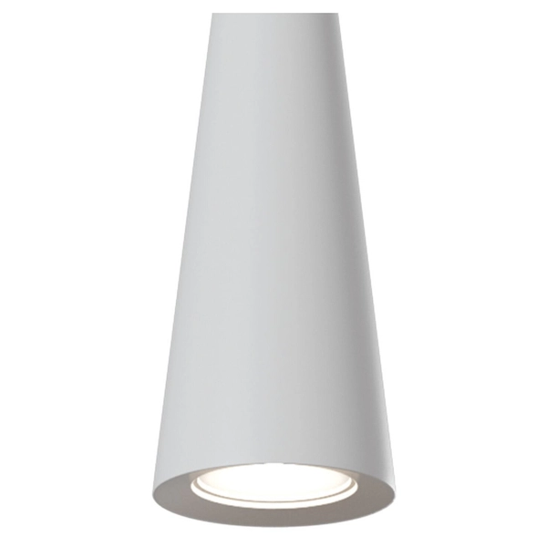 LAMPA wisząca NEVILL P318-PL-01-W Maytoni metalowa OPRAWA zwis stożek biały