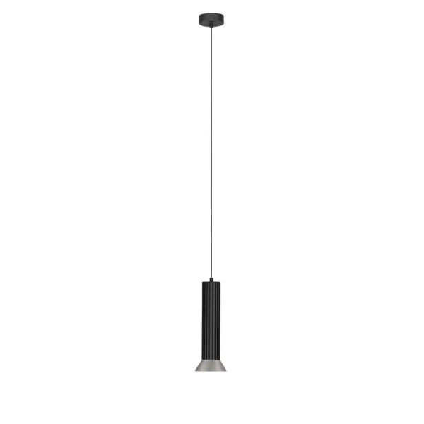 Wisząca lampa nad stół MARENZO LE45605 metalowa czarna brązowa