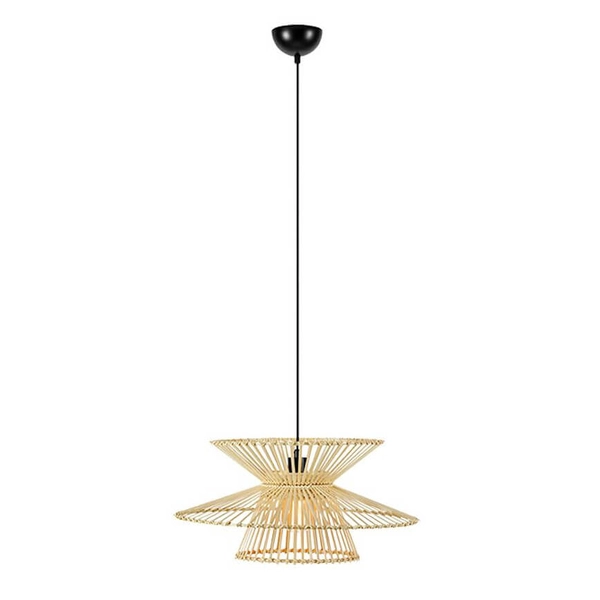 Bambusowa lampa wisząca Duplici 108785 Markslojd metal beżowa