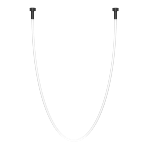 Ledowa lampa zwisowa Hebi 3023 Shilo 38W 4000K lina wąż rura czarna biała
