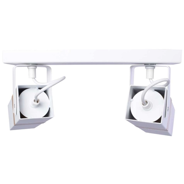 LAMPA sufitowa VIDAR MLP5406 Milagro skandynawska OPRAWA metalowe reflektroki SPOT prostokątny biały