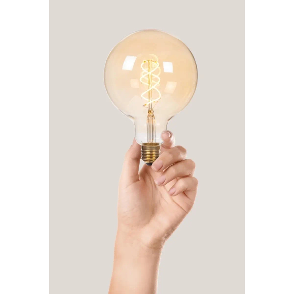 Bursztynowa żarówka BULB 49033/95/62 E27 4,9W 2200K kulista LED