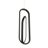 Salonowa lampa wisząca Demark QN-DEMARK-1P-BK LED 28W 3000K owalna czarny