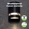 Zewnętrzna LAMPA ścienna FOCUS 5604101118 Lutec metalowa OPRAWA elewacyjny kinkiet tuba IP44 szara