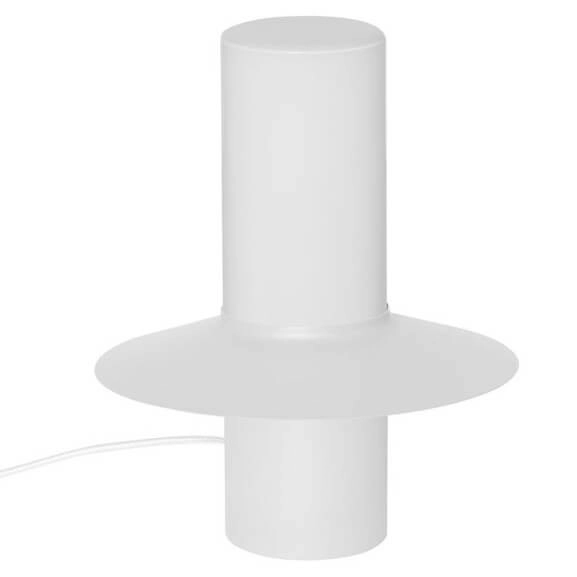 Stołowa lampka na komodę Caponio CPS111P1 z wtyczką biała
