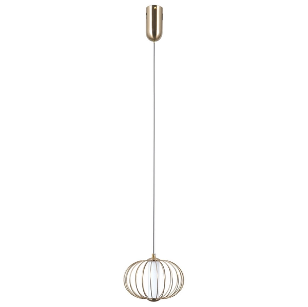 Wisząca lampa druciana Rabel PND-344221-1-HBR LED 5W 3000K złoty