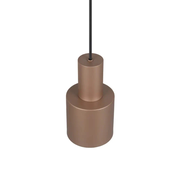 Różowa lampa wisząca Agudo 319400165 tuba z regulacją 1x10W E27