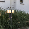 Stojąca lampa CUBA 7193801118 prostokątna LED 23W 3000K słupek IP54 szary