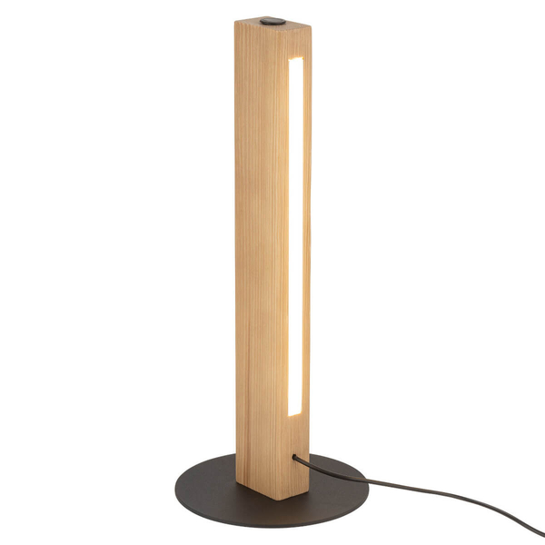 Naturalna lampka nocna Teo 1412 TK Lighting podłużna słupek beżowa