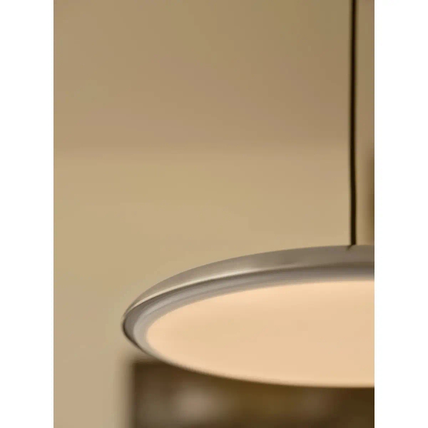 Lampa zwisająca dysk Artist 2420223034 LED 25W 3000K metalowy srebrny