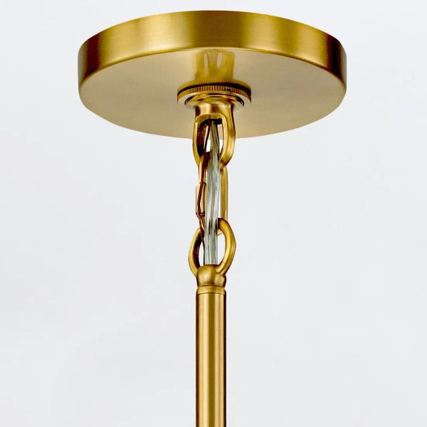 Wisząca lampa do salonu Marvele MARVELE6-AB-OPAL tubki mosiądz
