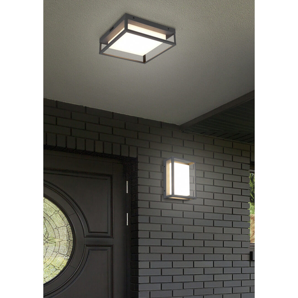 Ścienna lampa elewacyjna PORTOR DL142277860 LED 10,5W 2300-4000K IP54 antracyt