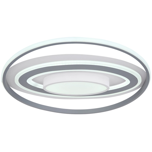 Plafon LAMPA sufitowa LEOLA 48016-60 Globo okrągła OPRAWA metalowa LED 60W 3000K - 6000K z pilotem biała