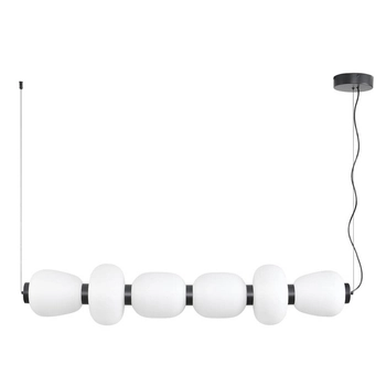 Lampa wisząca BRILLA ST-CP241210-6L BLACK WHITE LED 69W 3000K czarny biały