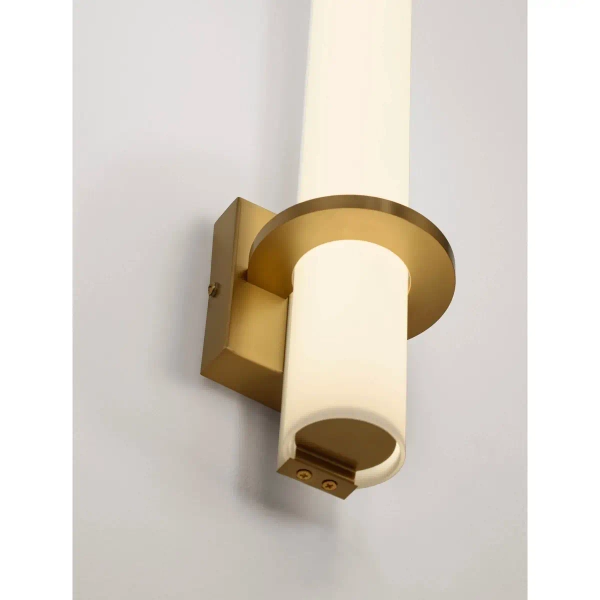 Ścienna lampa do łazienki DELONZA LE45685 LED 15W 4000K IP44 złota biała