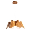 Geometryczna lampa wisząca Physalis QN-PHYSALIS-P-M-TEAK brązowy