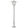 Zewnętrzna lampa stojąca Agger 74528031 IP54 retro cyna