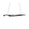 Żyrandol ANILLO czarny MSE1501100602 1xLED 41W 3000K pierścień glamour