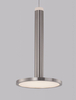 Industrialna lampa wisząca LE42736 LED 11W 3000K do salonu srebrna