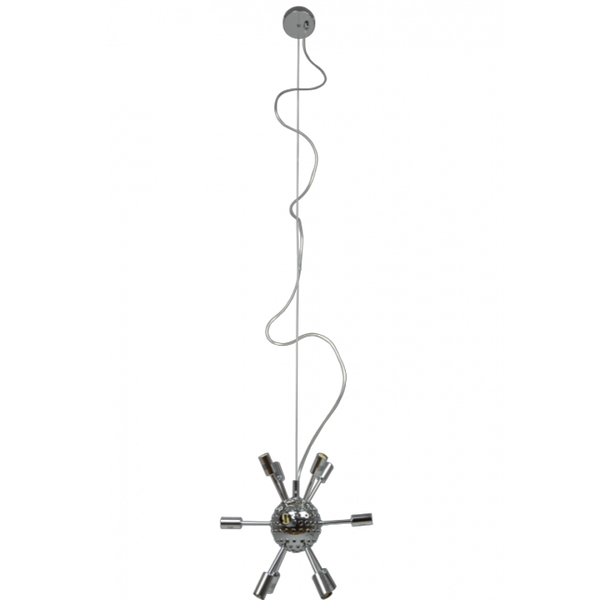 Designerska lampa zwisowa BODY CH Sirius AZ2114 Azzardo podstawa chrom