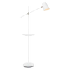 Stojąca LAMPA podłogowa LINEAR 107308 Markslojd salonowa OPRAWA z metlową półką biała