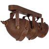 Regulowana LAMPA sufitowa FRODO 93-71088 Candellux metalowa OPRAWA kinkiet reflektorki rustykalne rdzawe